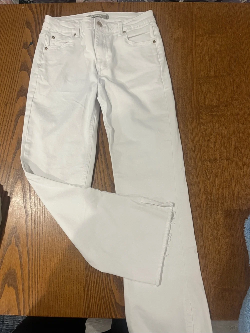 Tractr White Kids Straight-Leg Jeans